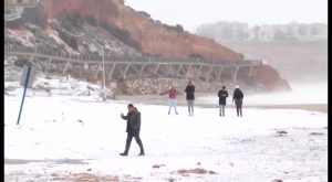 Nieva en Pilar de la Horadada y Orihuela Costa