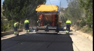 Reasfaltado del camino de La Pedrera