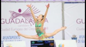 Plata para una gimnasta del club de gimnasia rítmica de Jennifer Colino