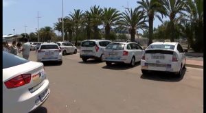 El sector del taxi en Torrevieja se une a la protesta contra la proliferación de licencias VTC