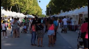 Vecinos y turistas disfrutaron en la feria de asociaciones y comercios de Pilar de la Horadada