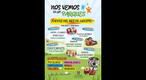 Nos vemos en los parques este verano en Pilar de la Horadada