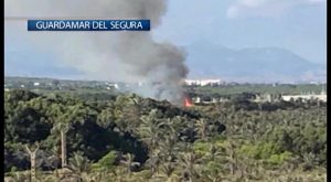 Nuevo incendio en la pinada de Guardamar y ya es el quinto