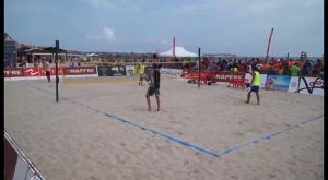 La playa de La Glea acoge este fin de semana el Campeonato de España de Tenis Playa 2017