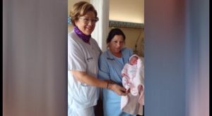 Ruth, el primer bebé de 2018 en la Vega Baja