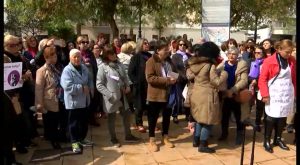 Mujeres y hombres se unen en la comarca para conmemorar el 8 de marzo