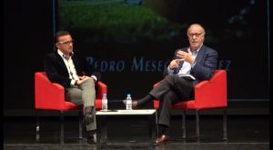 Vicente del Bosque presenta el libro del oriolano Pedro Meseguer