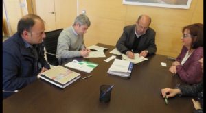 Firma del contrato con la empresa adjudicataria de la ampliación de actual Centro de Salud del Pilar