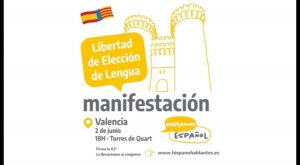 Todo preparado para la manifestación por la Libertad de Elección de Lengua