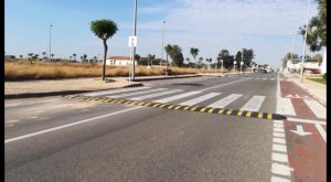 Pilar de la Horadada instala reductores de velocidad en las principales vías del municipio