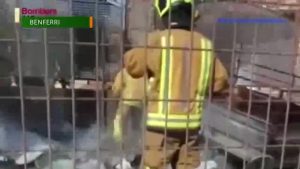 Sofocan un incendio en Benferri que amenazaba con alcanzar una vivienda