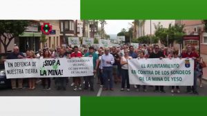 Los vecinos de San Miguel se movilizan contra los sondeos para la mina de yeso