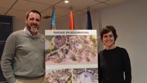 Un parque con zona deportiva y recreativa con vistas al Mediterráneo en Aguamarina, Orihuela Costa