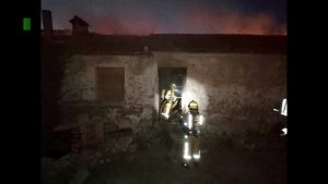 Incendio en una casa abandonada de Almoradí