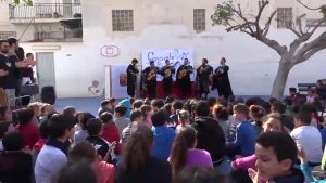 El Colegio Virgen de la Puerta acerca la música local a los alumnos como proyecto educativo