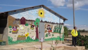 Inauguración de un gallinero en el centro de día Gregorio Ortiz de Pilar de la Horadada