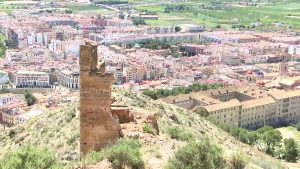 Se derrumba parte de la torre Taifal del castillo de Orihuela como consecuencia del temporal