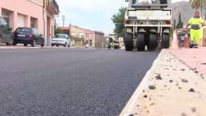 Renovación de asfaltado en Callosa