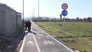 Nuevo carril bici en Almoradí