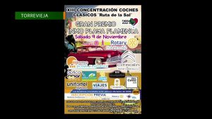 Rotary Club organiza las XIII Concentración de coches clásicos «Ruta de la Sal»