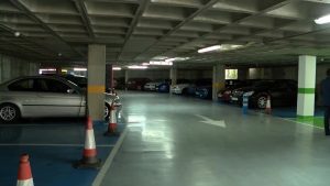 Reapertura del parking Entrepuentes de Orihuela tras las inundaciones de septiembre