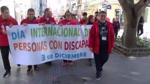 Primera marcha por la discapacidad en Almoradí