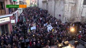 Más de 17.000 manifestantes en Orihuela en contra de la Ley del Plurilingüismo