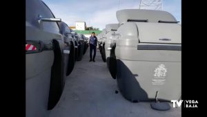 Orihuela empieza a recibir los nuevos contenedores de RSU