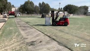 El campo de fútbol de Dolores luce nueva imagen