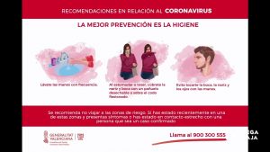 Sanidad confirma 15 nuevos casos positivos de coronavirus en la Comunitat Valenciana