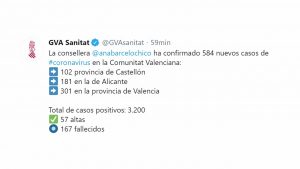 La Consellera de Sanidad: «Lamento no haber podido satisfacer a tiempo las necesidades del personal»