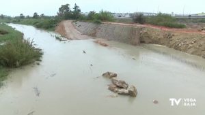 La Confederación aclara que no hay riesgo en el tramo del río con obras a su paso por Almoradí