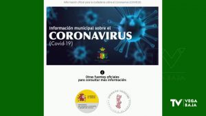 Orihuela estrena una página web con toda la información sobre el coronavirus