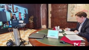 Reunión virtual entre la Cámara de Comercio de Orihuela y el presidente de la Generalitat