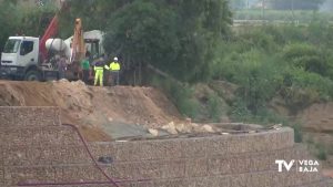 Avanzan las obras de emergencia tras la DANA en la rambla de Abanilla a su paso por Benferri