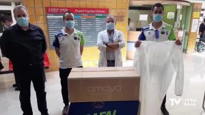 El Reto Solidario 24 horas hace posible la donación de 2.000 batas quirúrgicas al Hospital Vega Baja