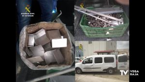 La Guardia Civil recupera materiales metálicos de una granja porcina