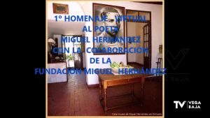 Realizado el primer homenaje virtual al poeta oriolano Miguel Hernández