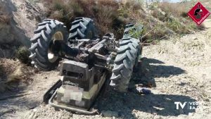 Fallece un hombre de 80 años en Torremendo por el vuelco de un tractor