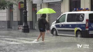 Granja crea un talud en la Rambla Salada para evitar su desbordamiento ante posibles inundaciones