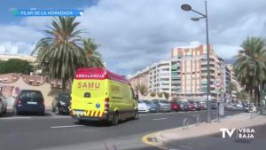 Herido un motorista de 30 años tras sufrir un accidente en la N-332 en Pilar de la Horadada