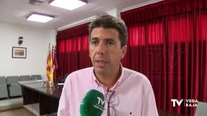 Carlos Mazón acusa a la Generalitat de defender el trasvase "solo cuando viene por la Vega Baja"