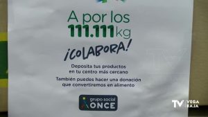 La ONCE pone en marcha una campaña solidaria para reunir 111.111 kilos de alimentos