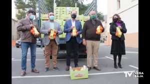 De Orihuela a León: se envían 900 kilos de naranjas ecológicas a escolares