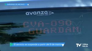 Se suspende el servicio de transporte a la UMH desde Torrevieja y Guardamar del Segura