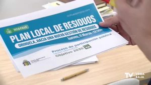 Orihuela contará con los vecinos para la redacción del Plan Local de Gestión Residuos