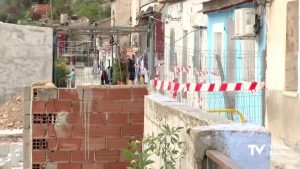 Avanzan las obras de la peligrosa calle San Bruno de Callosa de Segura