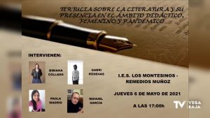 Tertulia literaria en el IES Los Montesinos Remedios Muñoz