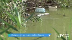 Pendiente de resolver la llegada y acumulación de residuos en el cauce del río Segura