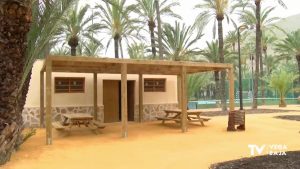 El Palmeral de Orihuela estrena la zona de acogida para el visitante